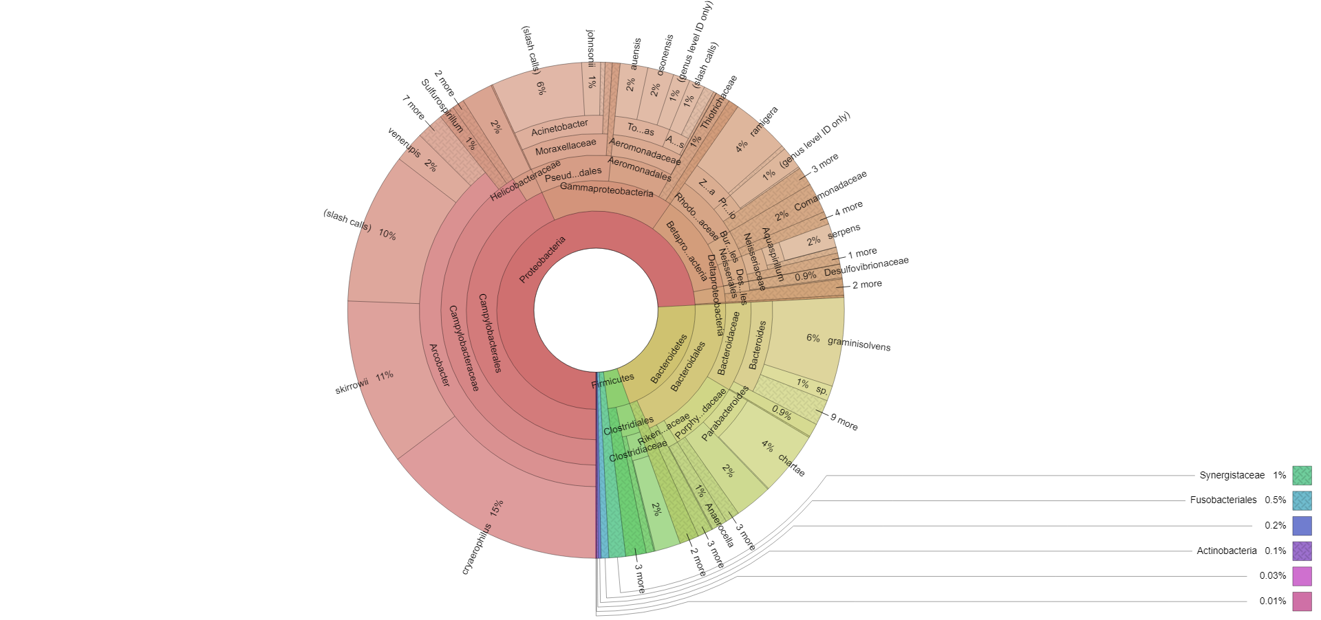 DNA Krona plot